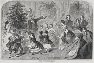 Navidad--Recolección de siempreverdes El árbol de Navidad