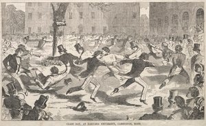 Día de la Clase, en la Universidad de Harvard, Cambridge, Massachusetts de Winslow Homer