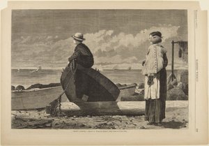 ¡Papá viene! de Winslow Homer