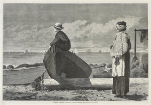 ¡Papá viene! de Winslow Homer