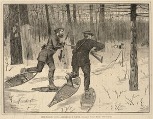 Deer-Stalking in the Adirondacks in Winter, de Every Saturday, A Journal of Choice Reading, 21 de enero de 1871. de Winslow Homer