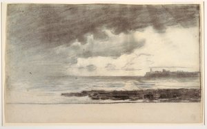 Dibujo, Bahía de Cullercoats, Inglaterra, 1881 de Winslow Homer