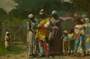 Vistiéndose para el Carnaval, 1877 de Winslow Homer