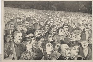 Fuegos artificiales en la noche del Cuatro de Julio de Winslow Homer