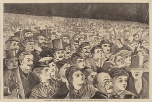 Fuegos artificiales en la noche del cuatro de julio de Winslow Homer