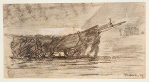 Pescadores Varando un Barco, Cullercoats, Inglaterra de Winslow Homer