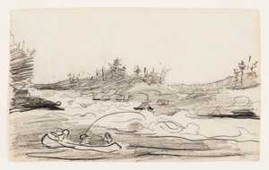Pescadores en los rápidos de Winslow Homer