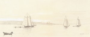 Flota pesquera en Gloucester de Winslow Homer