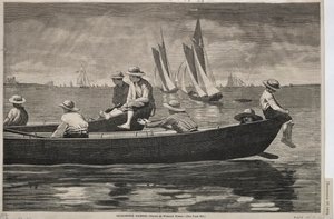 Puerto de Gloucester, 1873 de Winslow Homer
