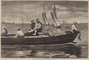 Puerto de Gloucester, publicado 1873 de Winslow Homer