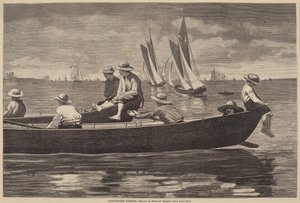Puerto de Gloucester, publicado 1873 de Winslow Homer