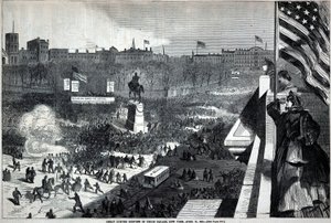 Gran Reunión de Sumter en Union Square, Nueva York, 11 de abril, de Harper