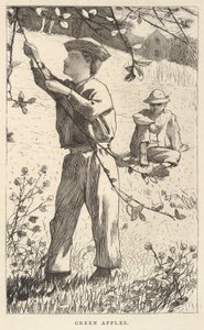 Manzanas verdes, de Our Young Folks, agosto de 1868
