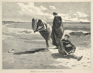 Marea alta, de Every Saturday: An Illustrated Journal of Choice Reading, 6 de agosto de 1870 de Winslow Homer