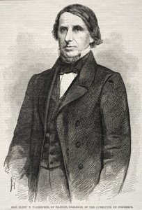 Hon. Elihu B. Washburne, de Illinois, presidente del Comité de Comercio, 1860 de Winslow Homer