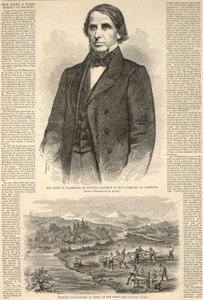El honorable Elihu B. Washburne de Illinois, presidente del Comité de Comercio, de Harper