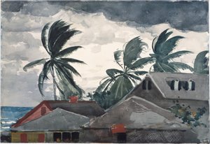 Huracán, Bahamas de Winslow Homer
