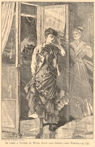 Llegó una tormenta de viento, lluvia y rocío - y Portia., de The Galaxy, diciembre de 1869