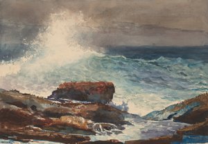 Marea entrante, Scarboro, Maine, 1883 de Winslow Homer