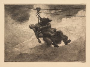 Cuerda de salvamento de Winslow Homer