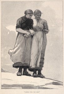Looking Over The Cliff, de The Century Magazine, noviembre de 1883