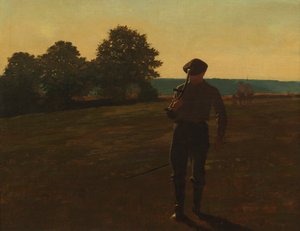 Hombre con una Guadaña de Winslow Homer