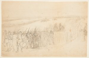 Columna de Infantería Marchando de Winslow Homer