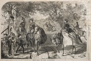 Día de mayo en el campo, 1859 de Winslow Homer