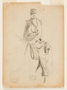 Oficial de caballería montado de Winslow Homer