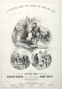 Oh Silba y Vendré a Ti, Mi Muchacho - Portada de Partitura de Winslow Homer