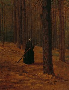 Anciana recogiendo Leña, 1865