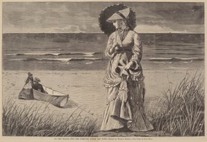 En la playa - Dos son compañía, tres son multitud de Winslow Homer