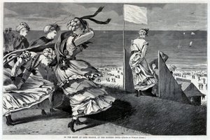 On the Bluff at Long Branch, at the Bathing Hour, de Harper