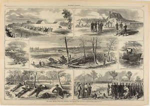 Nuestro ejército ante Yorktown, Virginia de Winslow Homer