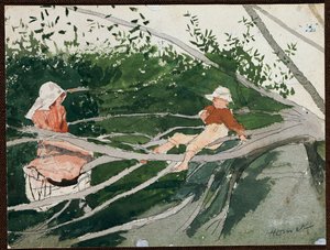 En una Rama de Winslow Homer