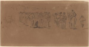 Preparándose para la marcha de Winslow Homer