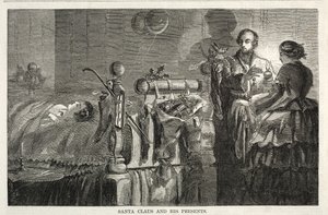 Santa Claus y sus regalos, 1858