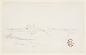 Goleta Cerca de una Costa Rocosa de Winslow Homer