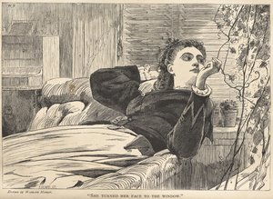 «Volvió el rostro hacia la ventana» de Winslow Homer