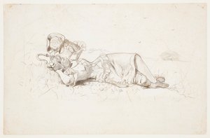 Pastora Descansando de Winslow Homer
