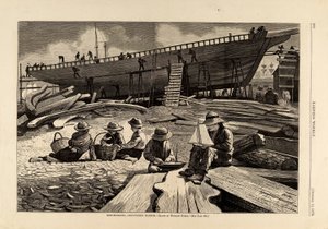 Construcción naval, puerto de Gloucester, de Harper