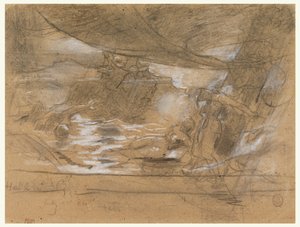 Cubierta del barco con dos mujeres atadas al mástil de Winslow Homer
