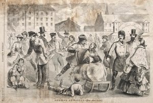 Patinaje en Boston de Winslow Homer