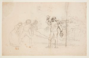 Boceto para "El naufragio" de Winslow Homer