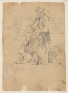 Soldado Sentado en una Caja de Winslow Homer