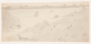 Estudio para "Costa rocosa y gaviotas"