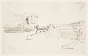 Estudio para "Reflector, Entrada del Puerto, Santiago de Cuba" de Winslow Homer