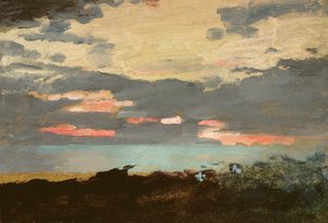 Atardecer, Bahía de Saco de Winslow Homer