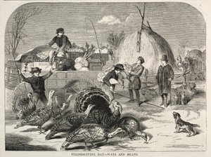Día de Acción de Gracias - Medios y Maneras, 1858