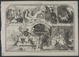 Día de Acción de Gracias, 1860 - Las dos grandes clases de la sociedad, 1860 de Winslow Homer